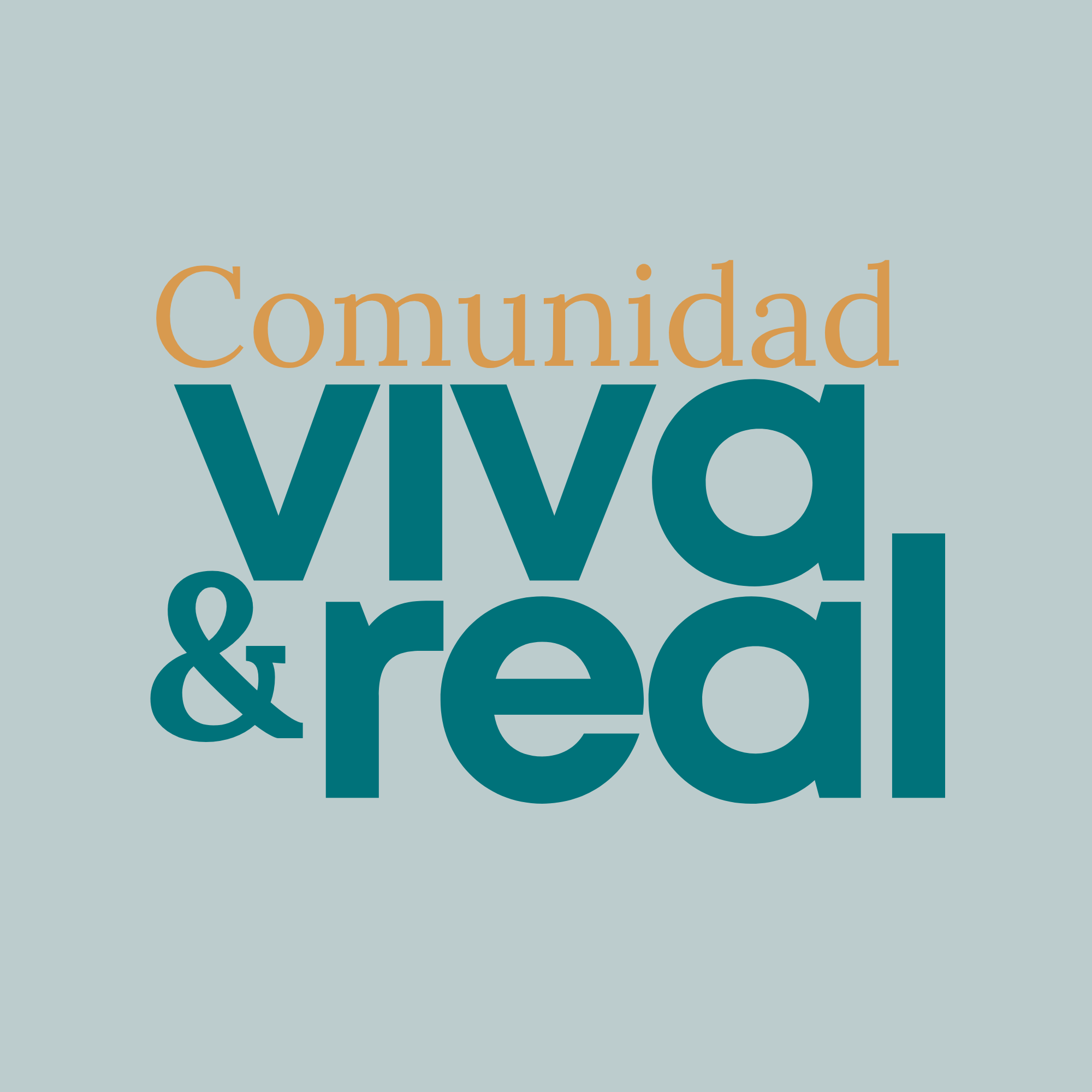 Logo de la comunidad viva y real para mamás
